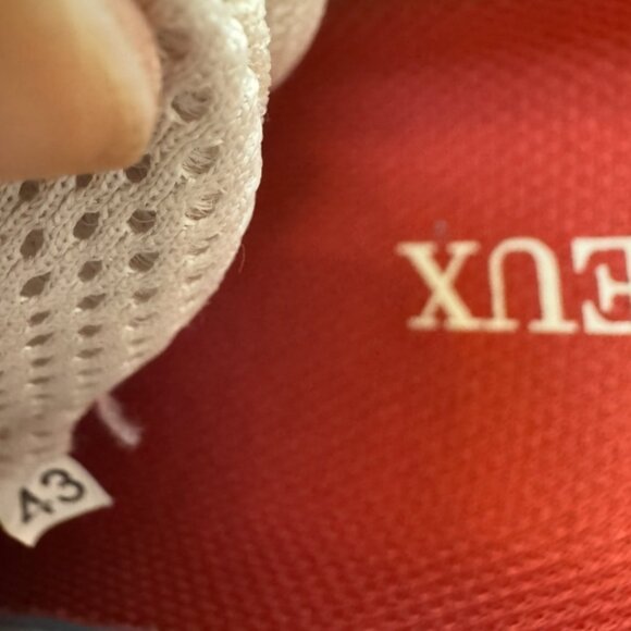 Les Deux Red and White Suede/Leather Sneakers in Size 43 - Picture 6 of 9